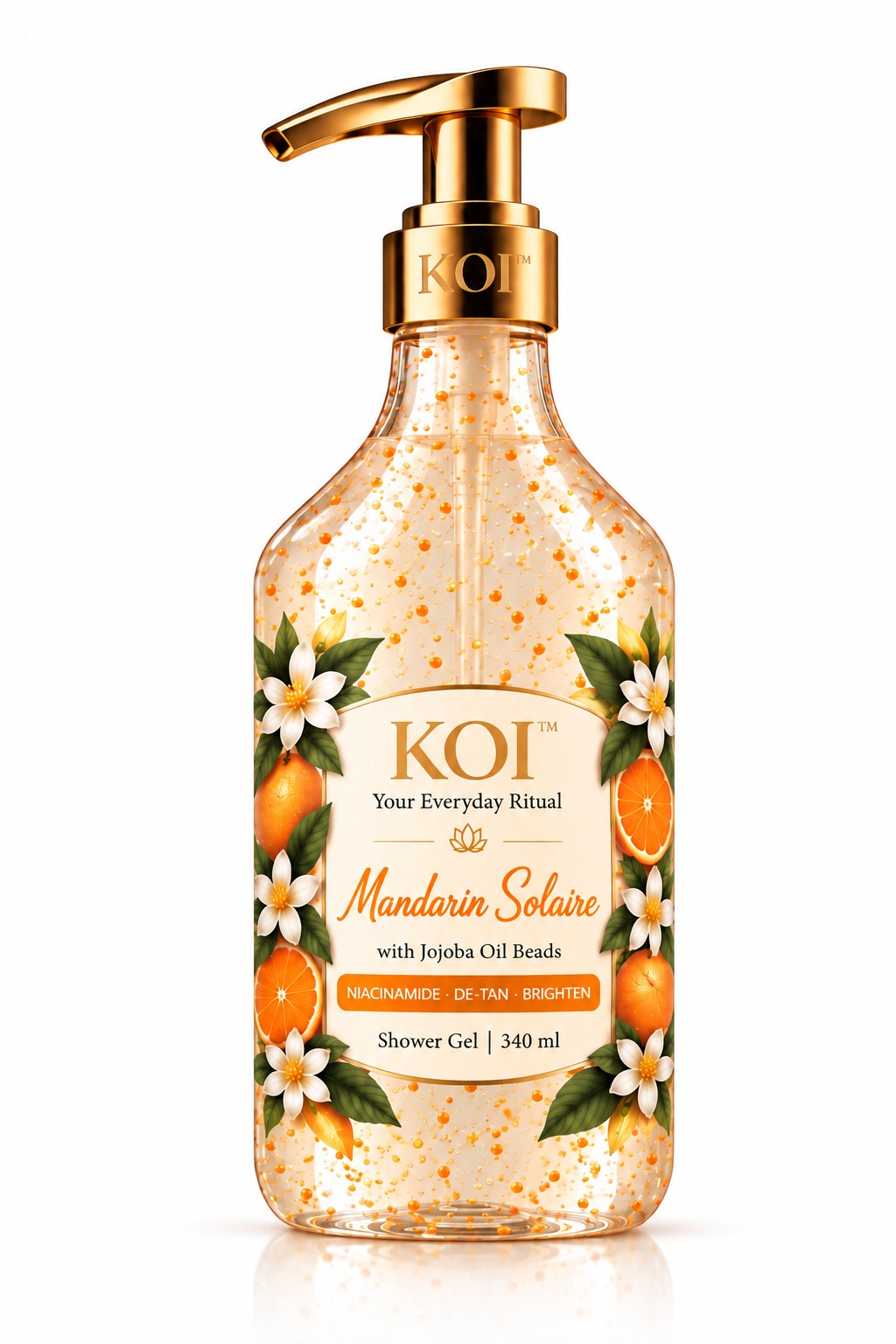 KOI Mandarin Solaire shower gel